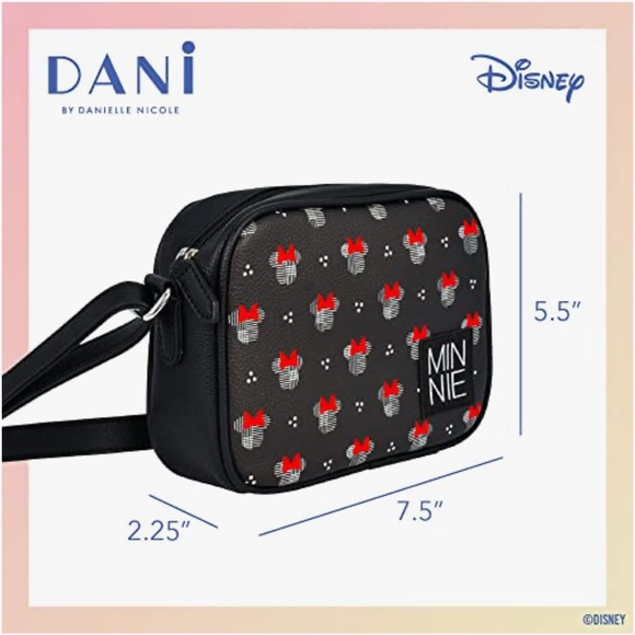 Danielle Nicole x Disney Minnie Mouse crossbody bag - Picture 1 of 6